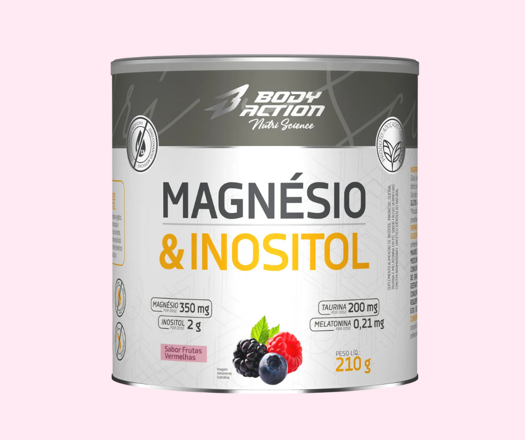 Magnésio & Inositol | 210g - Bodyaction